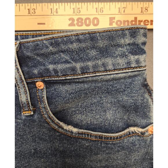 J.‎ Crew Curvy Classic Straight Jeans Womens Size 34-(Fits 36x28) Ankle Crop - Picture 5 of 7
